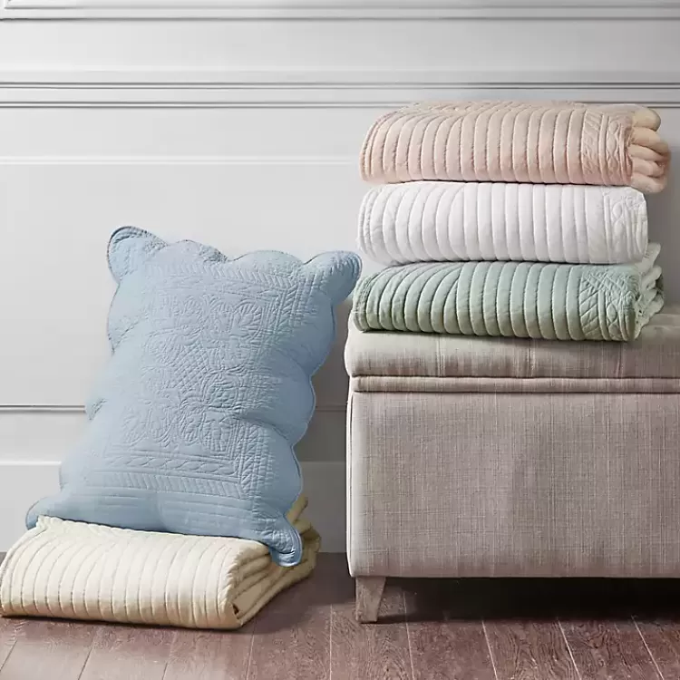 ivory_scalloped_monica_pc_queen_coverlet_set_6.webp Scalloped Monica 3-pc. Queen Coverlet Set>Kirklands Home Hot