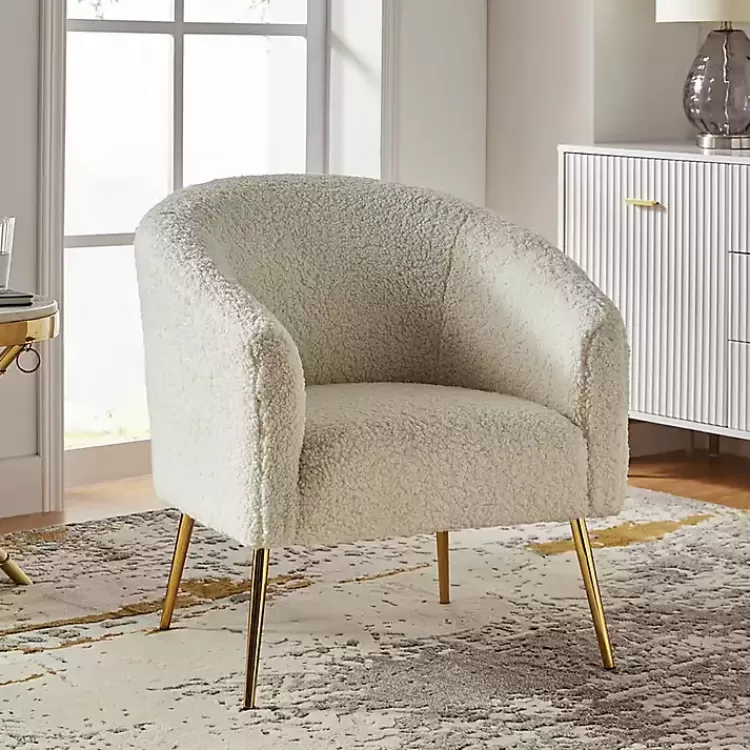 Sherpa Venice Accent Chair>Kirklands Home Store