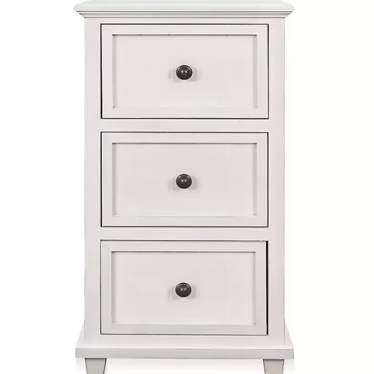 Slim Wooden 3-Drawer Side Table>Kirklands Home Clearance