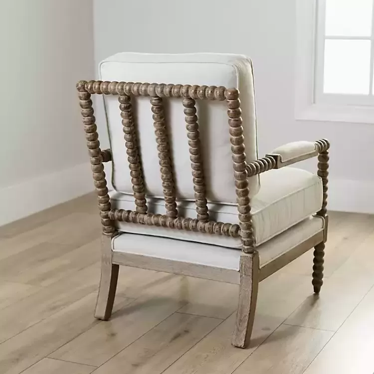 ivory_spencer_spindle_armchair_5.webp Spencer Spindle Armchair>Kirklands Home Best