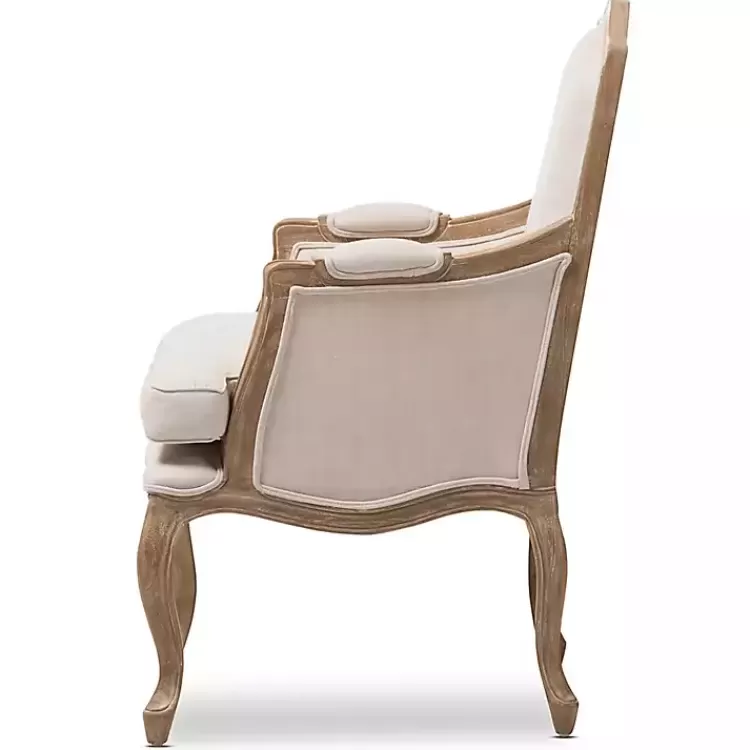 ivory_streaked_antique_accent_chair_2.webp Streaked Antique Accent Chair>Kirklands Home Best