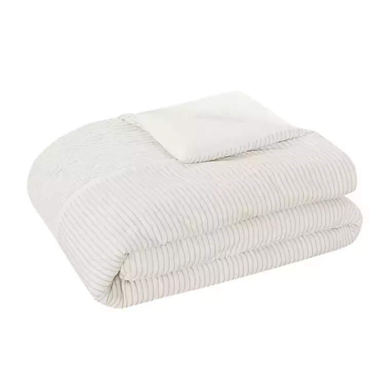 ivory_striped_oversized_king_pc_comforter_set_4.webp Striped Oversized King 3-pc. Comforter Set>Kirklands Home Cheap