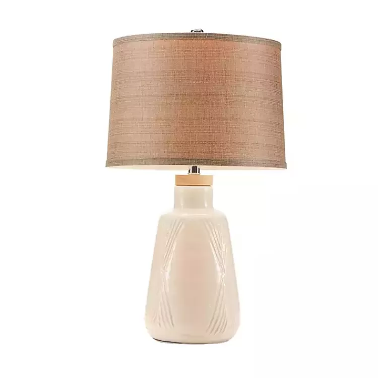 ivory_textured_ceramic_boho_table_lamp_5.webp Ivory Textured Ceramic Boho Table Lamp>Kirklands Home Clearance