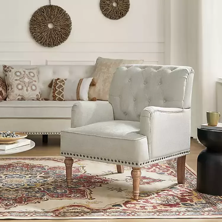 Tufted Britt Accent Chair>Kirklands Home Flash Sale