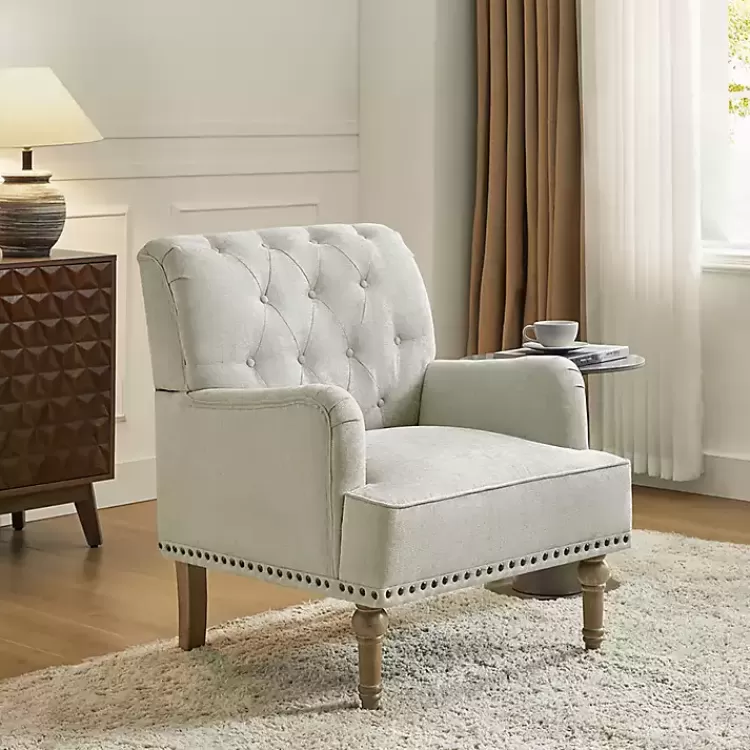 ivory_tufted_britt_accent_chair_2.webp Tufted Britt Accent Chair>Kirklands Home Flash Sale