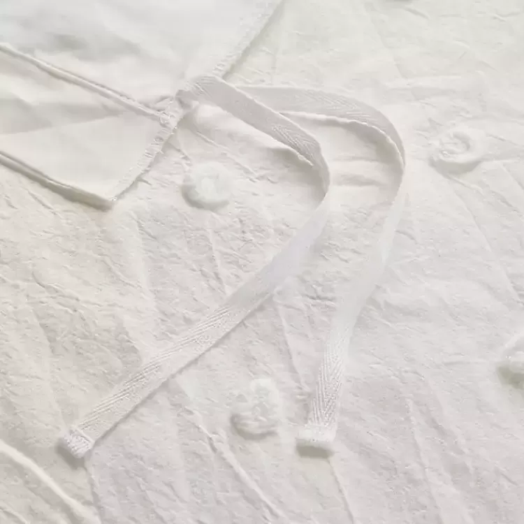 ivory_tufted_cotton_pc_fullqueen_duvet_set_5.webp Tufted Cotton 7-pc. Full/Queen Duvet Set>Kirklands Home Fashion