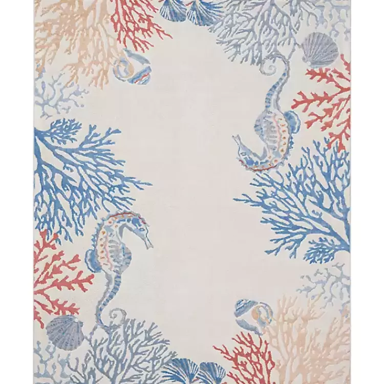 Ivory Underwater Paradise Area Rug, 7x9>Kirklands Home Discount