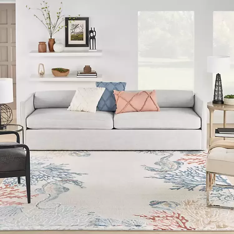 ivory_underwater_paradise_area_rug_x_7-1.webp Ivory Underwater Paradise Area Rug, 7x9>Kirklands Home Discount