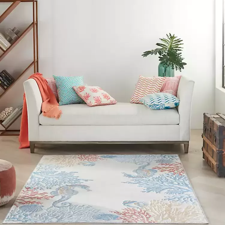 ivory_underwater_paradise_area_rug_x_7.webp Ivory Underwater Paradise Area Rug, 5x7>Kirklands Home Discount
