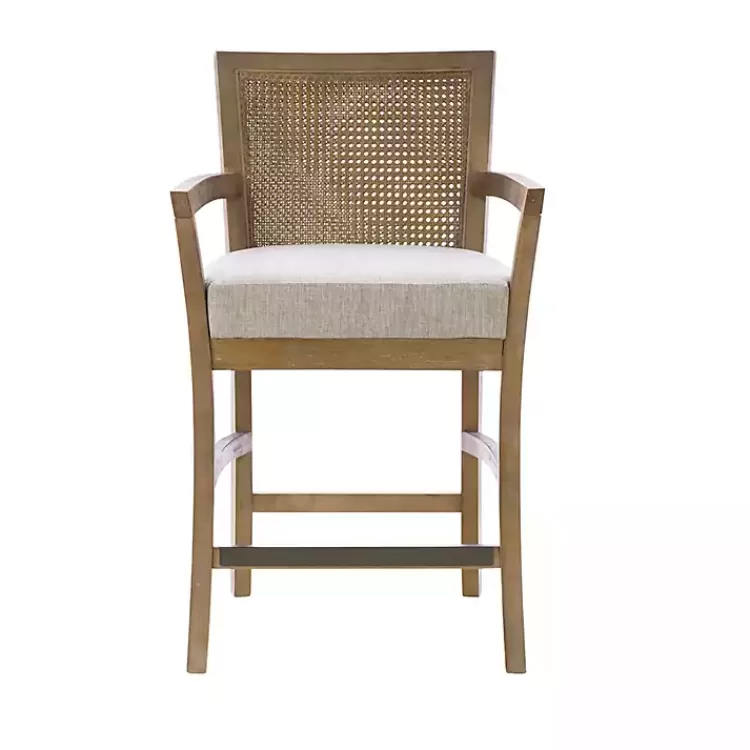 ivory_upholstered_cane_backrest_counter_stool_4.webp Upholstered Cane Backrest Counter Stool>Kirklands Home Online