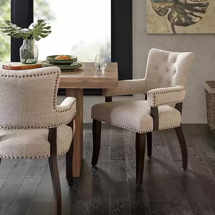 Upholstered Tufted Dining Chairs, Set of 2>Kirklands Home Flash Sale
