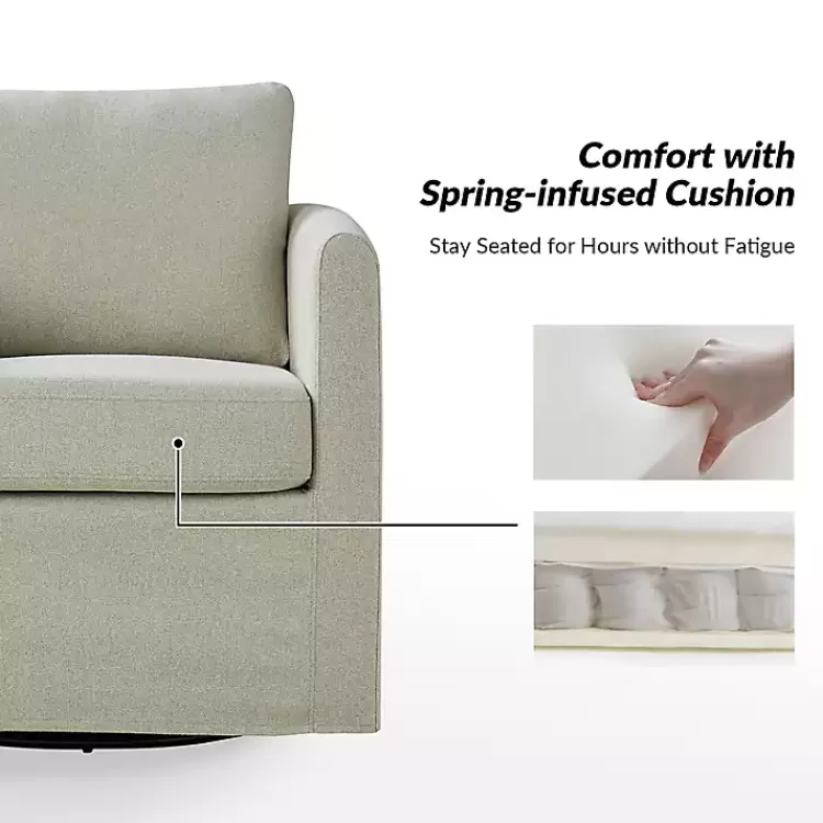 ivory_upholstered_vasser_slipcover_swivel_chair_4.webp Upholstered Vasser Slipcover Swivel Chair>Kirklands Home Clearance