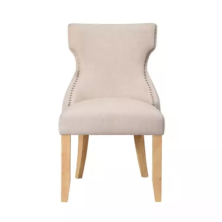 ivory_upholstered_wingback_dining_chairs_set_of__2.webp Upholstered Wingback Dining Chairs, Set of 2>Kirklands Home Store