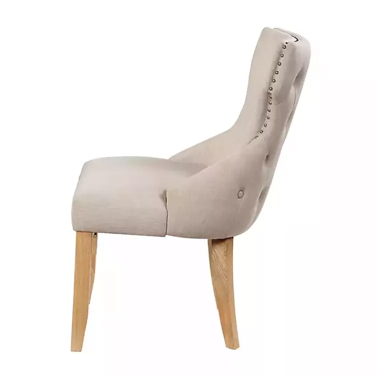 ivory_upholstered_wingback_dining_chairs_set_of__3.webp Upholstered Wingback Dining Chairs, Set of 2>Kirklands Home Store