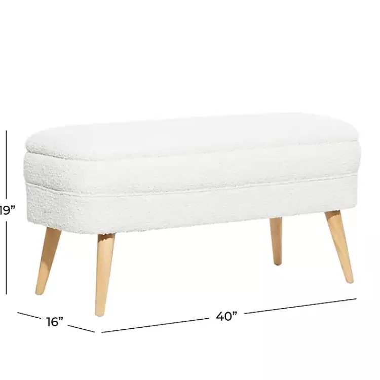 ivory_upholstered_wood_leg_storage_bench_5.webp Upholstered Wood Leg Storage Bench>Kirklands Home Cheap