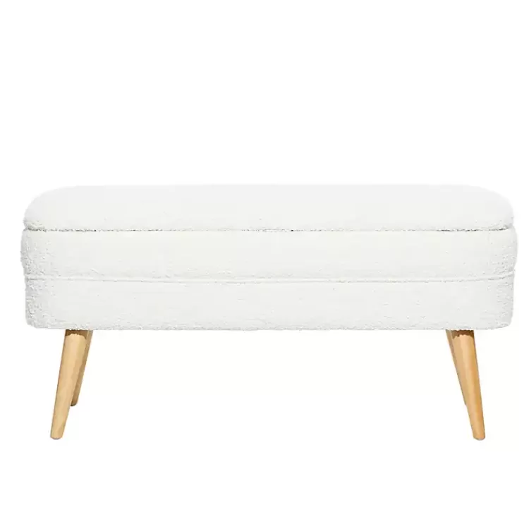 ivory_upholstered_wood_leg_storage_bench_6.webp Upholstered Wood Leg Storage Bench>Kirklands Home Cheap