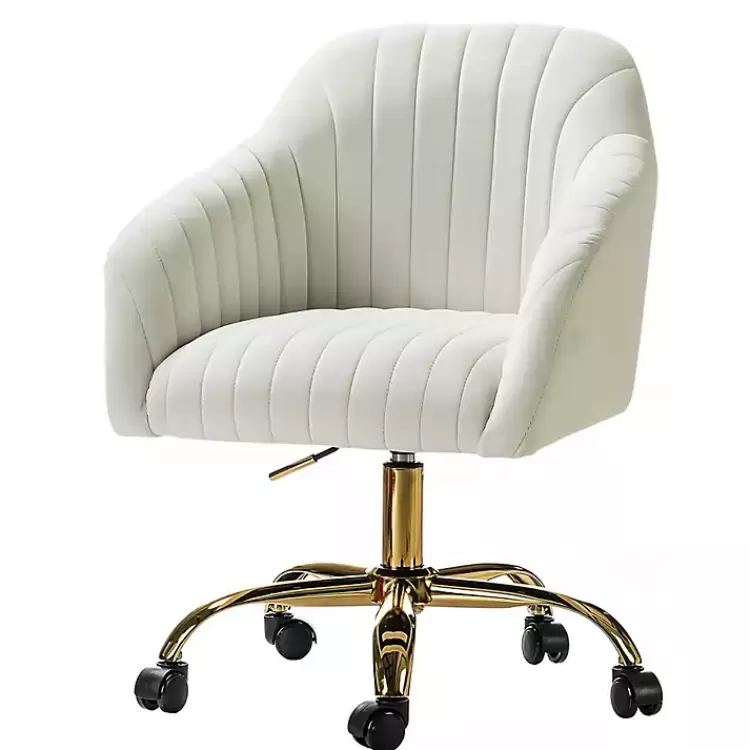 Velvet Swivel Jacyln Office Chair>Kirklands Home Online