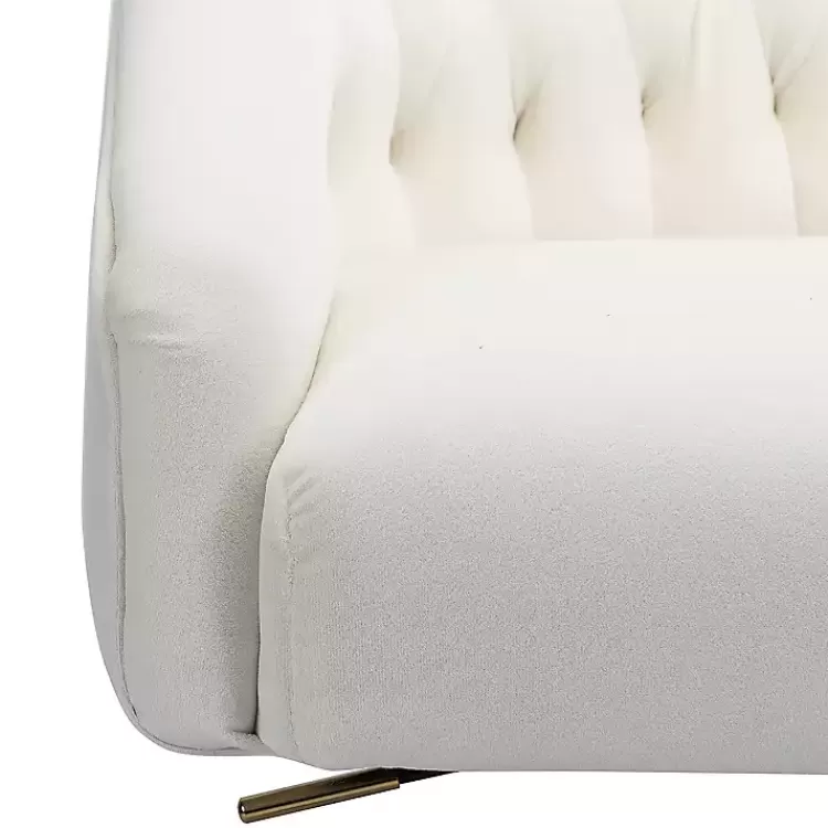 ivory_velvet_tufted_golden_leg_swivel_office_chair_4.webp Velvet Tufted Golden Leg Swivel Office Chair>Kirklands Home Discount
