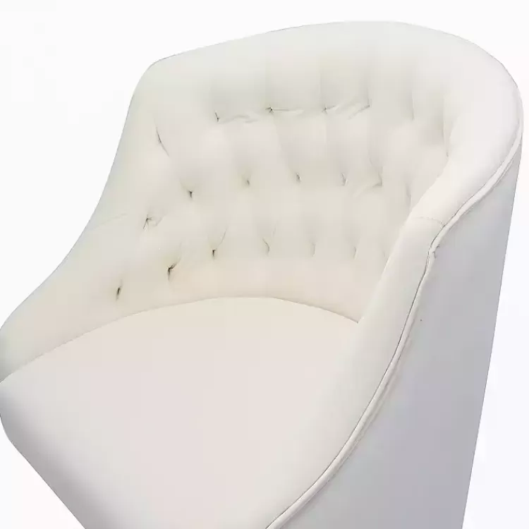 ivory_velvet_tufted_golden_leg_swivel_office_chair_5.webp Velvet Tufted Golden Leg Swivel Office Chair>Kirklands Home Discount