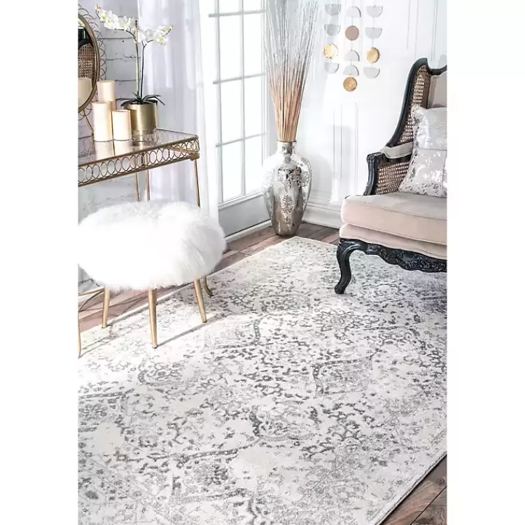 ivory_vintage_odell_square_area_rug__ft_2.webp Ivory Vintage Odell Square Area Rug, 8 ft.>Kirklands Home Store