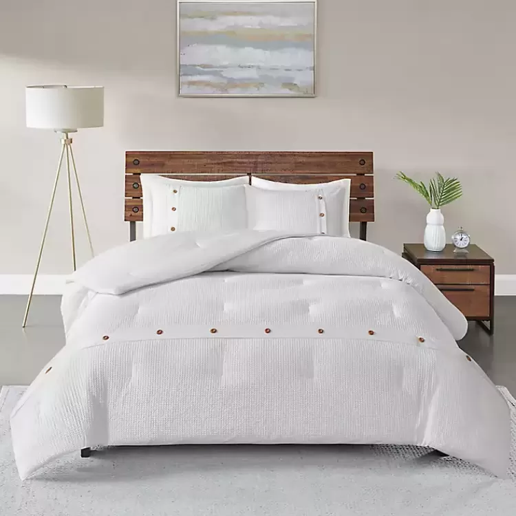 Waffle Weave 3-pc. Full/Queen Comforter Set>Kirklands Home Cheap
