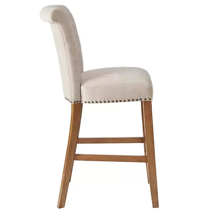 ivory_wesley_tufted_bar_stool_with_nailhead_trim_3.webp Ivory Wesley Tufted Bar Stool with Nailhead Trim>Kirklands Home Sale