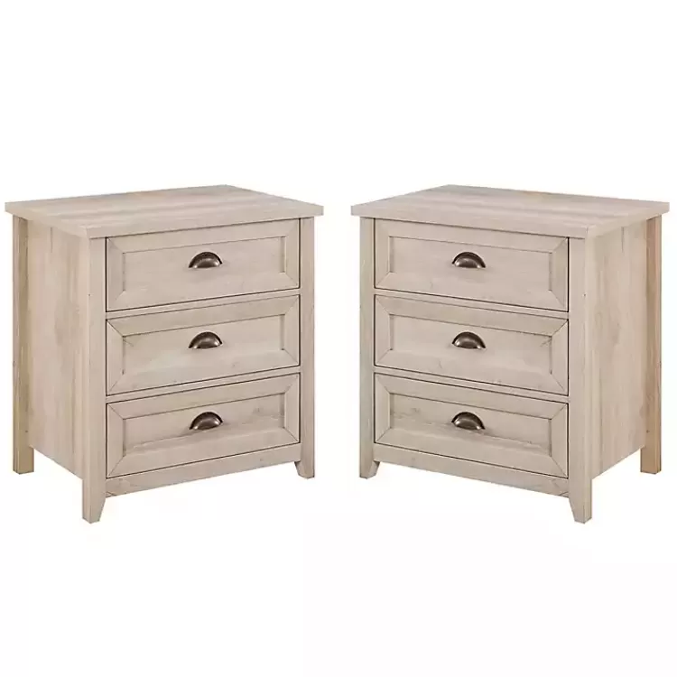 Wood 3-Drawer Nightstands, Set of 2>Kirklands Home Hot