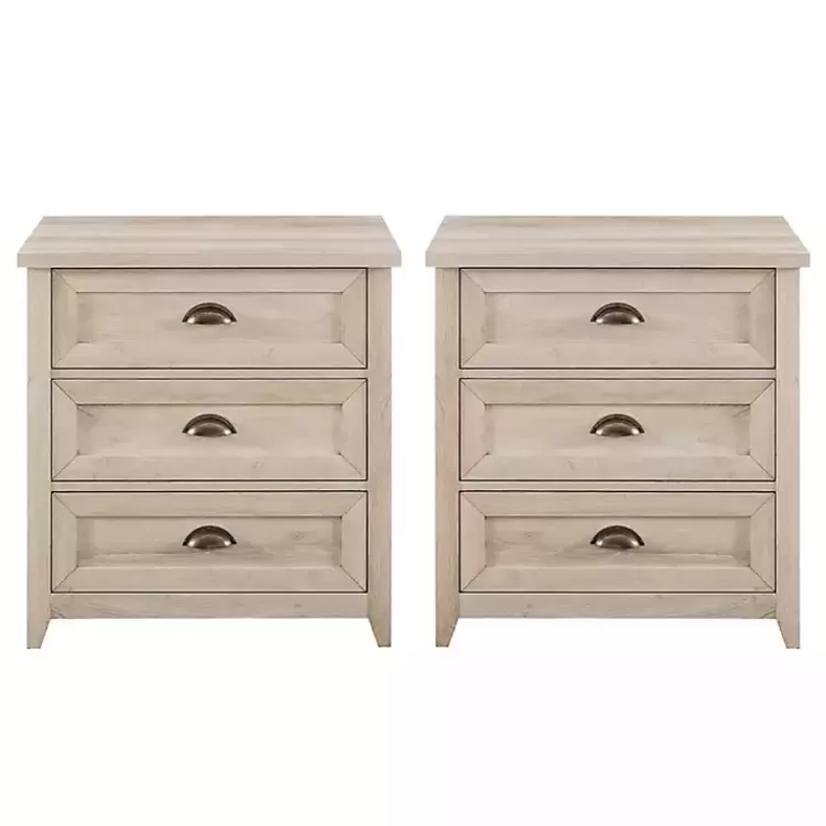 Wood 3-Drawer Nightstands, Set of 2>Kirklands Home Hot