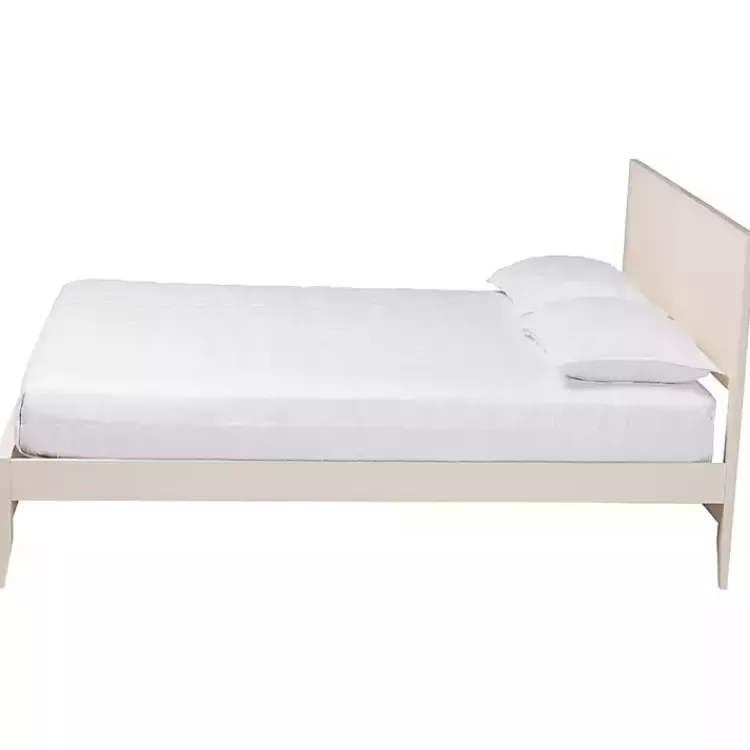 Wood Fluted Headboard Primrose Queen Bed>Kirklands Home Cheap