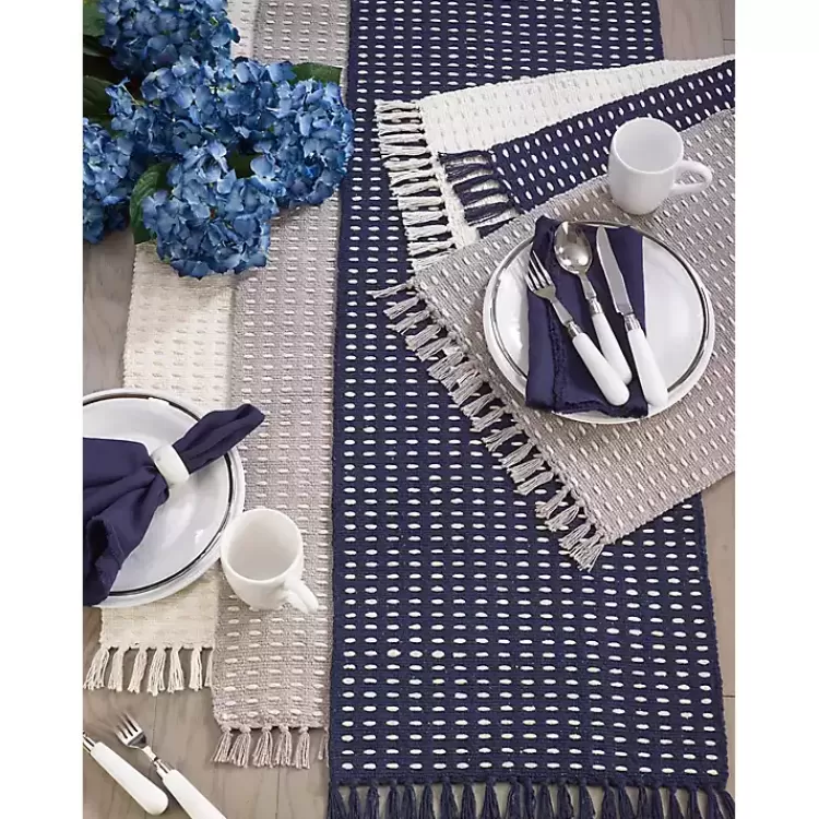 Woven Dashed Placemats, Set of 4>Kirklands Home Online