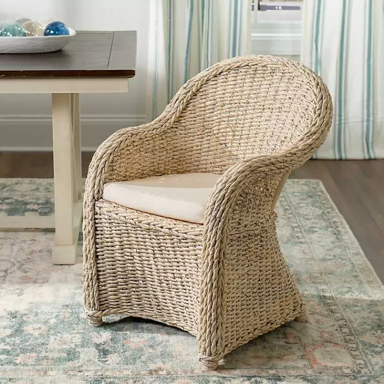 ivory_woven_rattan_dining_chair_5.webp Woven Rattan Dining Chair>Kirklands Home Sale