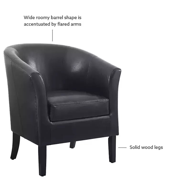 jack_barrel_back_black_club_chair_3.webp Jack Barrel Back Club Chair>Kirklands Home Best Sale