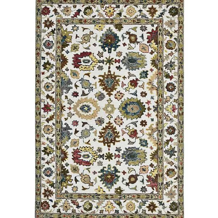 Jackson Ivory Hand-Tufted Area Rug, 5x7>Kirklands Home Fashion