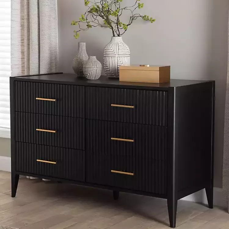 james_black_drawer_dresser_7.webp James 6-Drawer Dresser>Kirklands Home Hot