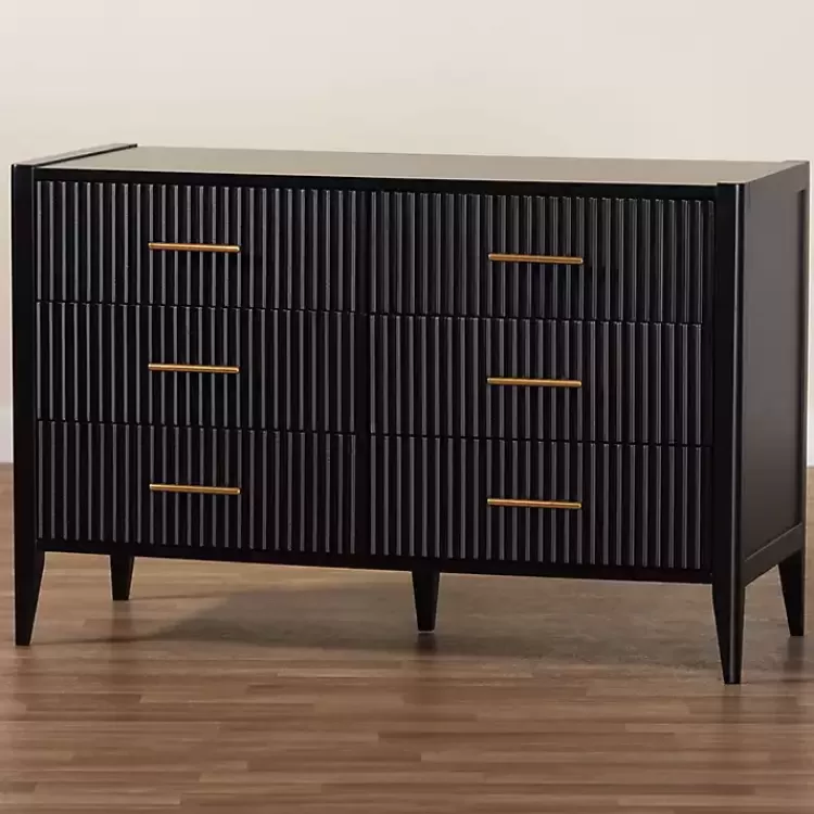 james_black_drawer_dresser_8.webp James 6-Drawer Dresser>Kirklands Home Hot