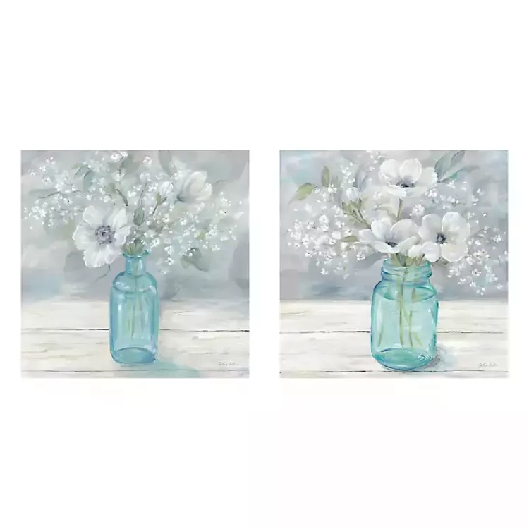 Jar Bouquet Giclee Canvas Art Prints, Set of 2>Kirklands Home Hot