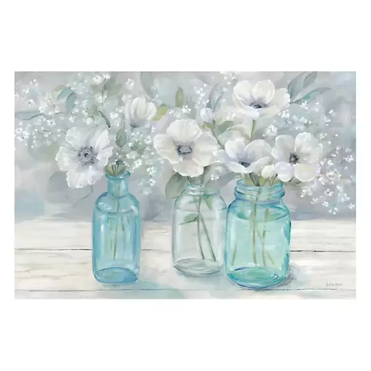 Jar Bouquet Landscape Giclee Canvas Art Print>Kirklands Home Store