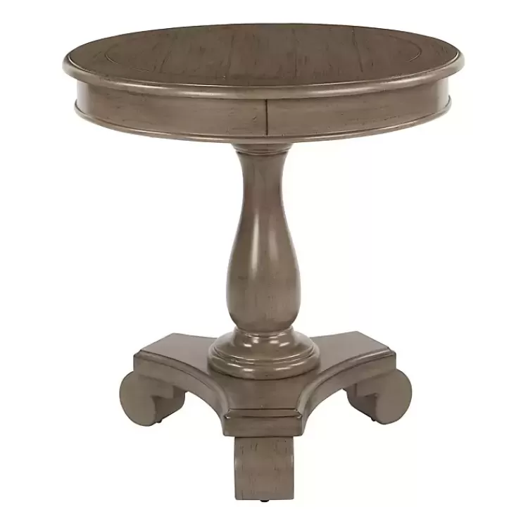 Java Traditional Round Pedestal Accent Table>Kirklands Home New