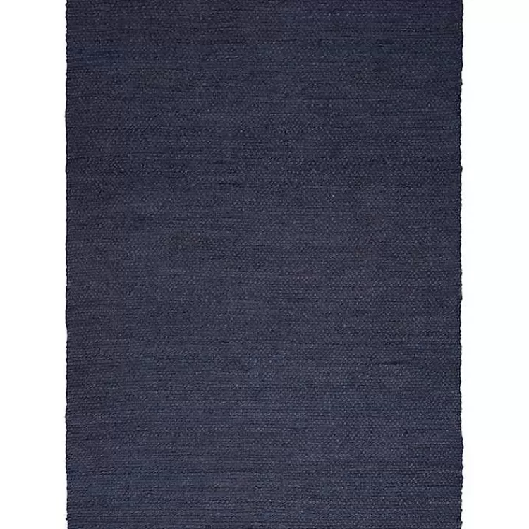 Jaxon Navy Natural Jute Area Rug, 4x6>Kirklands Home Hot