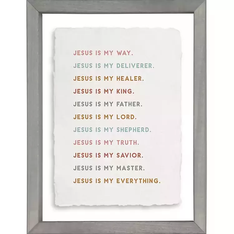 Jesus is My Everything Wall Plaque>Kirklands Home Outlet
