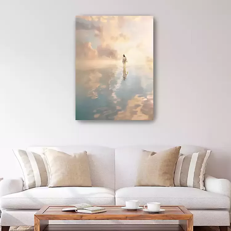 Jesus Walking on Water Canvas Art Print, 30x40 in.>Kirklands Home Best