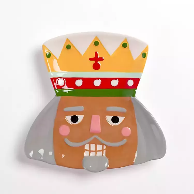 Jolly Nutcracker Shaped Appetizer Plate>Kirklands Home Flash Sale