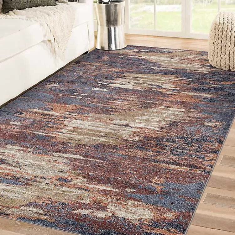 Jordan Delia Rust Area Rug, 6x9>Kirklands Home New