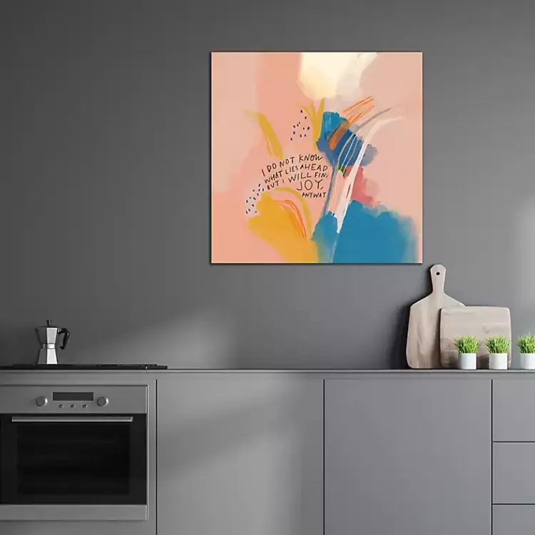 joy_anyway_abstract_canvas_art_print_2.webp Joy Anyway Abstract Canvas Art Print>Kirklands Home New