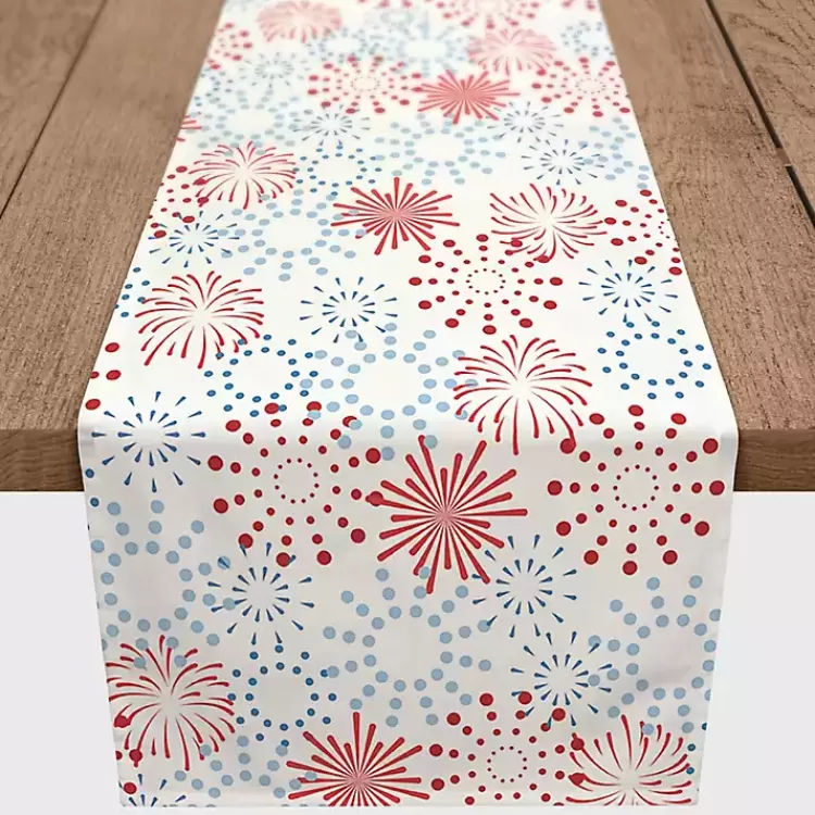 July 4th Fireworks Decorative Table Runner>Kirklands Home Best Sale