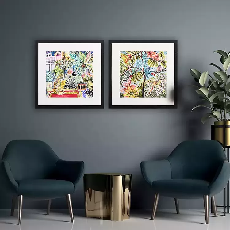 Jungle Cat Landscape Framed Art Prints, Set of 2>Kirklands Home Cheap