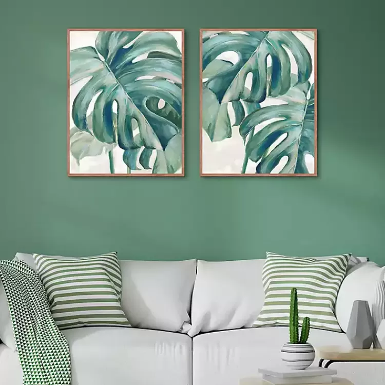 jungle_symphony_framed_canvas_art_prints_set_of__2.webp Jungle Symphony Framed Canvas Art Prints, Set of 2>Kirklands Home Cheap
