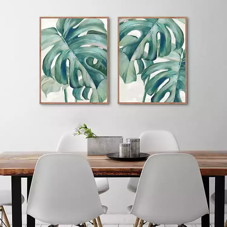 jungle_symphony_framed_canvas_art_prints_set_of__3.webp Jungle Symphony Framed Canvas Art Prints, Set of 2>Kirklands Home Cheap