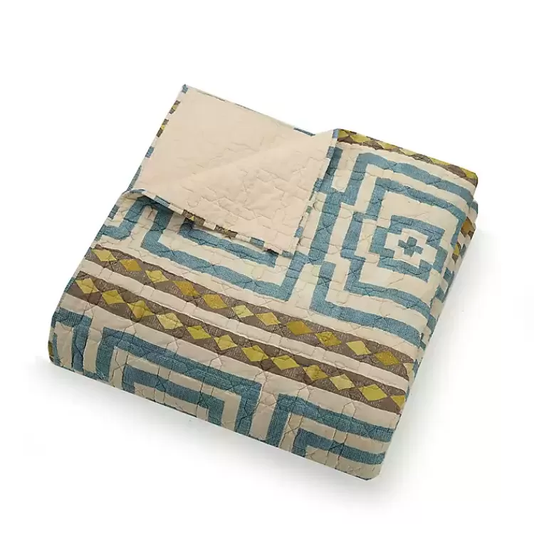 Justina Blakeney Blue Hypnotic Queen Quilt Set>Kirklands Home Sale