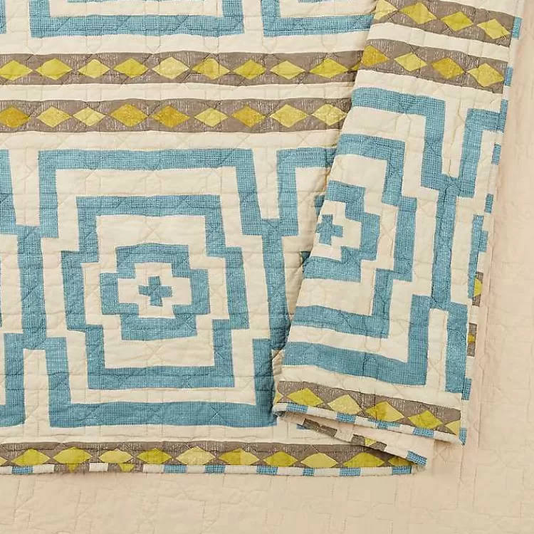 justina_blakeney_blue_hypnotic_queen_quilt_set_3.webp Justina Blakeney Blue Hypnotic Queen Quilt Set>Kirklands Home Sale